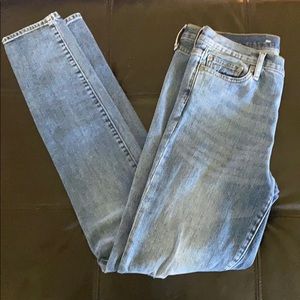Distressed Gap 1969 Denim Jeans